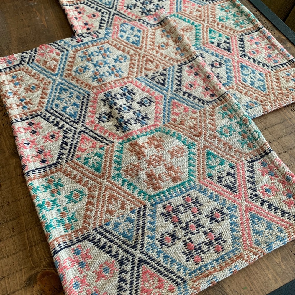 Two Patterned Placemats